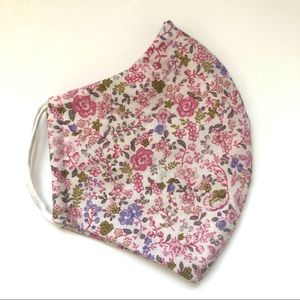 25% OFF 2/More Pink Floral Face Mask OSFM Cotton